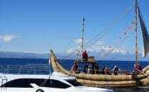 Tradition und Moderne, Isla del Sol, Titicacasee, Bolivien © Bertram Roth