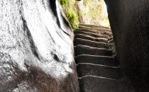 Steps to Huayna Picchu, Peru