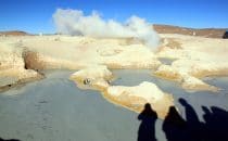 Sol de Mañana Geysire, Altiplano, Bolivien