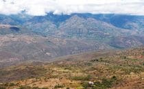 Barichara, view into the valley, Colombia