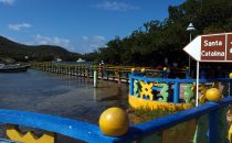 Bridge to Santa Catalina, Providencia, Colombia