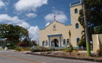 one of many churches, Providencia, Colombia