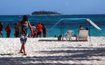 San Andrés beach, Kolumbien