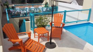 Posada La Fe Dachterrasse
