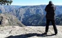 Divisadero, view into the canyon, Copper Canyon, Mexico