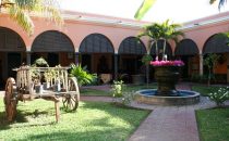 Courtyard, Posada Del Hidalgo, El Fuerte, Mexico