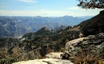 Divisadero, view into the canyon, Copper Canyon, Mexico