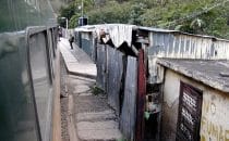Settlement on the route of "Chepe", Copper Canyon, Mexico