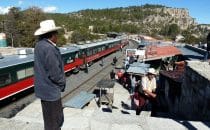 Divisadero railway station, Copper Canyon, Mexico
