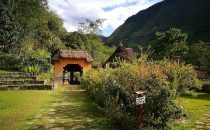 Garten des Museums von Leimebamba, Peru