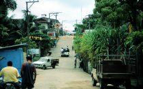 Hauptstraße von Livingston, Guatemala