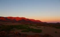 Blick auf den Brandberg von der White Lady Lodge