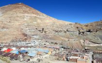 Cerro Rico in Potosí, Bolivien