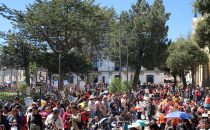 Tag der Flagge, Dia de la Bandera, Potosí, Bolivien