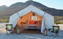 Camp Cecil, Isla Espiritu Santo, Baja California, Mexiko