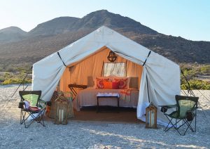 Camp Cecil, Isla Espiritu Santo, Baja California, Mexiko