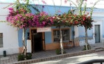 Straße in Todos Santos, Baja California, Mexiko