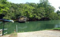 Die "neue" Fähre nach Xunantunich, Belize