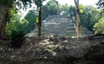 Temple at Lamanai, Belize