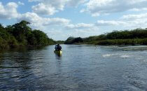 Canoe on the New River, Belize