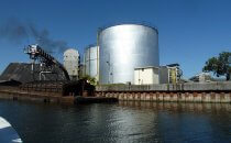 Sugar factory on the New River, Belize
