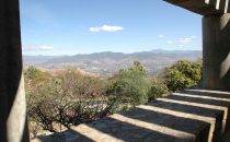 Monte Albán Blick ins Tal, Mexiko