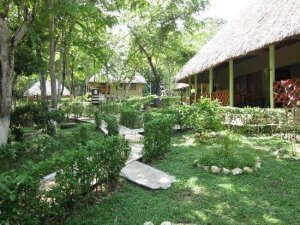 Escudo Jaguar Garten, Frontera Corozal, Mexiko