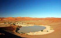 Sossusvlei with water, Namibia