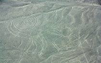 Flug über die Nazca-Linien "der Affe", Nazca, Peru