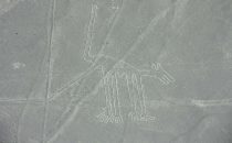 Flug über die Nazca-Linien "Hund", Nazca, Peru