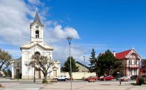 Puerto Natales Plaza, Patagonien, Chile