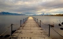 Bucht von Puerto Natales, Patagonien, Chile
