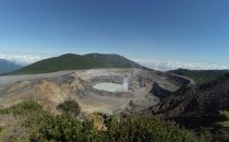 crater lagoon at Poás volcano until September 2019, Costa Rica