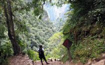 Gocta Wasserfall bei Chachapoyas, Peru