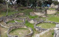 Rundgebäude in Kuélap, Region Chachapoyas, Peru