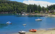 Villa La Angustora am Lago Nahuel Huapi bei Bariloche, Argentinien