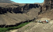 Canyon des Rio Pinturas bei der Cueva de la Manos an der Ruta 40 in Patagonien, Argentinien © Bertram Roth