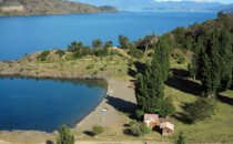 Lago General Carrera in Patagonia, Chile