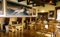 Restaurant at the Lodge at Valle Chacabuco, Parque Patagonia, Chile