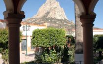 View of the Peña de Bernal, Mexico