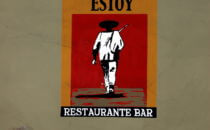 originelle Restaurantreklame in Oaxaca, Mexiko