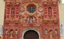 Mission Landa Fassade, Sierra Gorda, Mexiko