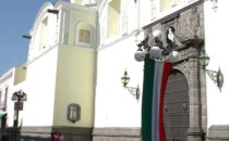Seiteneingang San Cristóbal, Puebla, Mexiko