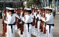 Parade in Veracruz, Mexiko