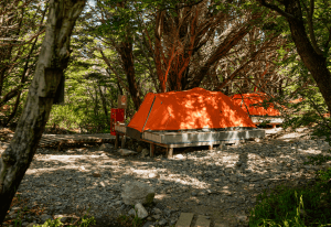 Camping, Torres del Paine Park, Chile