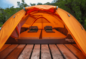 Camping, Torres del Paine Park, Chile